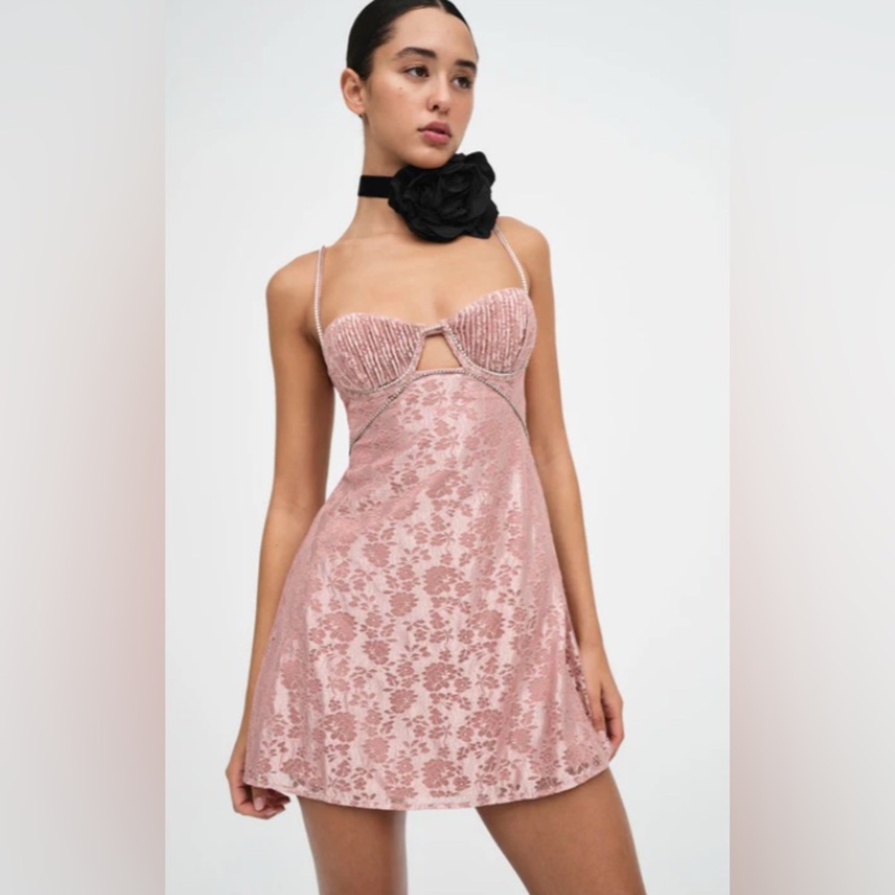For Love & Lemons Size- S Shai Mini Dress
